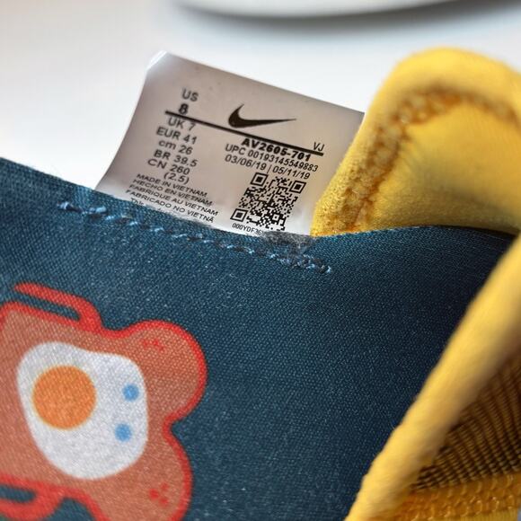 2019 Nike React Presto University Gold Men's Sneakers Shoes AV2605-701 US Size 8 - Picture 10 of 12